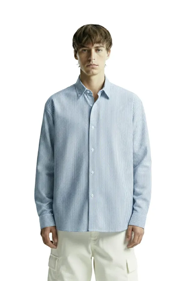 Blue_Striped_full_sleeves_Shirt_For_Men
