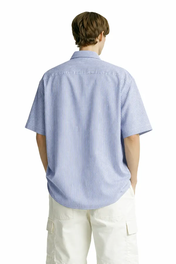 Off_White_and_Blue__Cotton_Heavy_Gsm_The_Classic_Basic_Tee_T-Shirt_For_Men