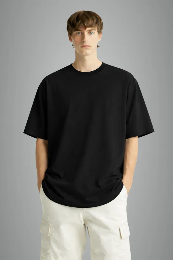 Black_Cotton_Heavy_Gsm_The_Classic_Basic_Tee_T-Shirt_For_Men