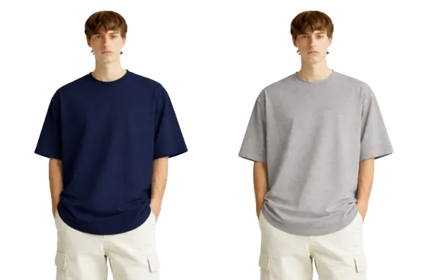 Grey_and_Navy_Blue_Cotton_Heavy_Gsm_The_Classic_Basic_Tee_T-Shirt_For_Men