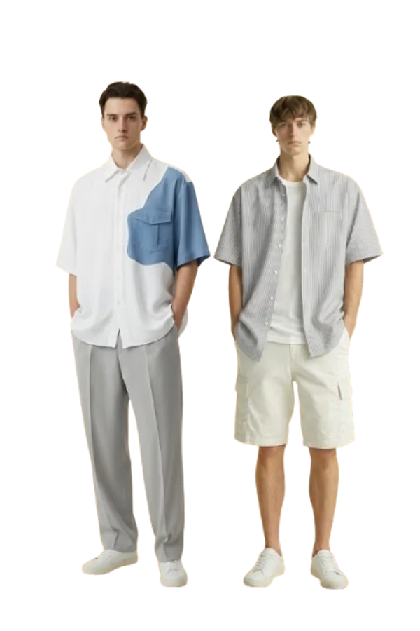 Grey_and_White_Cotton_Heavy_Gsm_Striped_T-Shirt_and_Shirt_For_Men