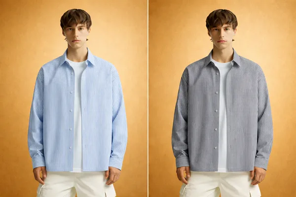 Grey_and_Blue_Cotton_Heavy_Gsm_Basic_Striped_and_T-Shirt_For_Men