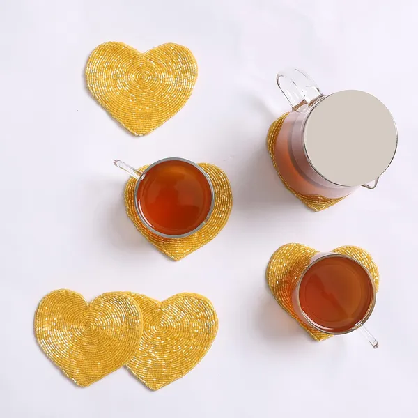Yellow_Cotton_Premium_Coaster_For_Living_Room_&_Kitchen_(Pack_Of_6)