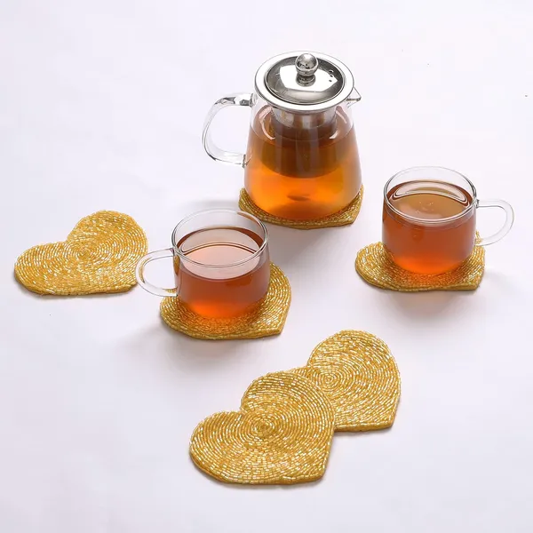 Yellow_Cotton_Premium_Coaster_For_Living_Room_&_Kitchen_(Pack_Of_6)