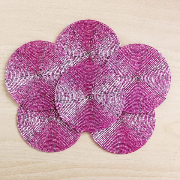 Pink_Cotton_Premium_Coaster_For_Living_Room_&_Kitchen_(Pack_Of_6)