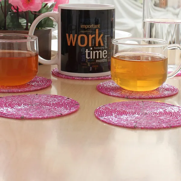 Pink_Cotton_Premium_Coaster_For_Living_Room_&_Kitchen_(Pack_Of_6)