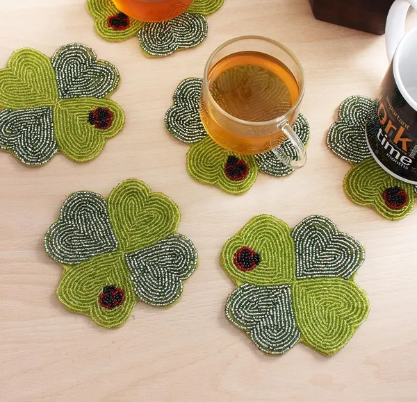 Green_Cotton_Premium_Coaster_For_Living_Room_&_Kitchen_(Pack_Of_6)