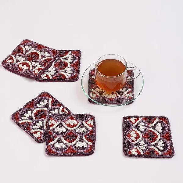 Purple_Cotton_Premium_Coaster_For_Living_Room_&_Kitchen_(Pack_Of_6)