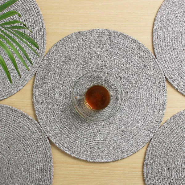 Grey_Cotton_Premium_Placemat_For_Living_Room_&_Kitchen_(Pack_Of_4)