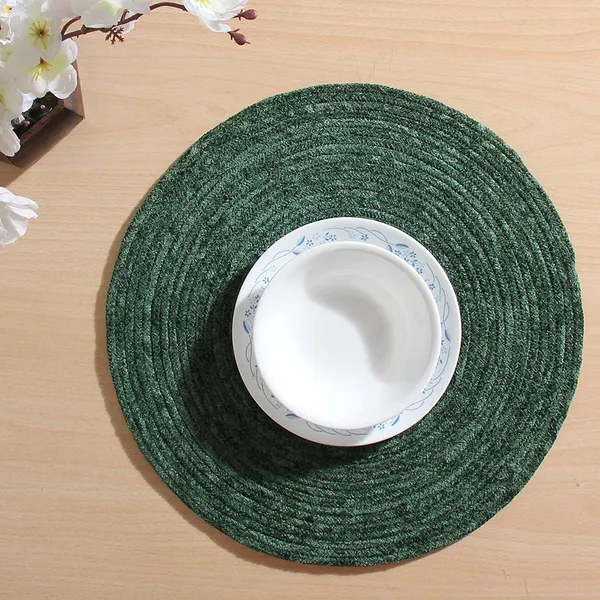 Green_Cotton_Premium_Placemat_For_Living_Room_&_Kitchen_(Pack_Of_4)
