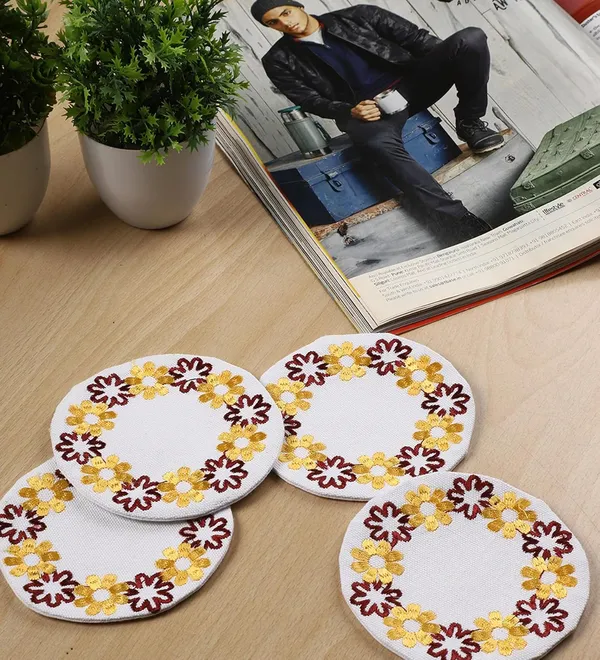 Multicolor_Cotton_Premium_Coaster_For_Living_Room_&_Kitchen_(Pack_Of_4)