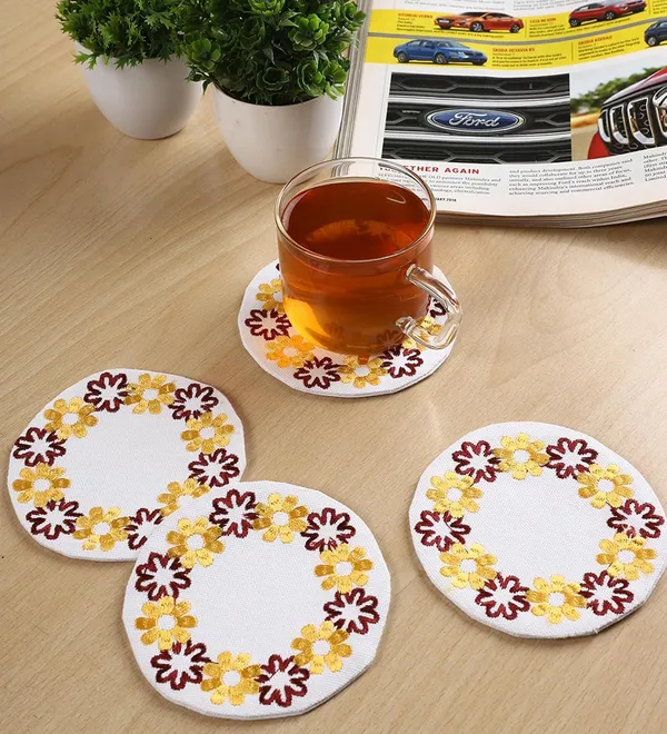 Multicolor_Cotton_Premium_Coaster_For_Living_Room_&_Kitchen_(Pack_Of_4)