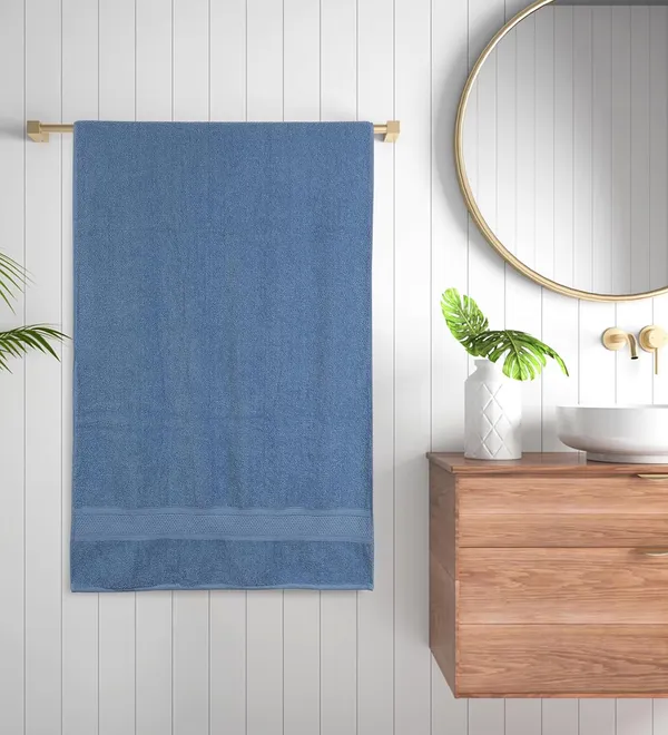 Blue_Cotton_Premium_Towel_For_Bath