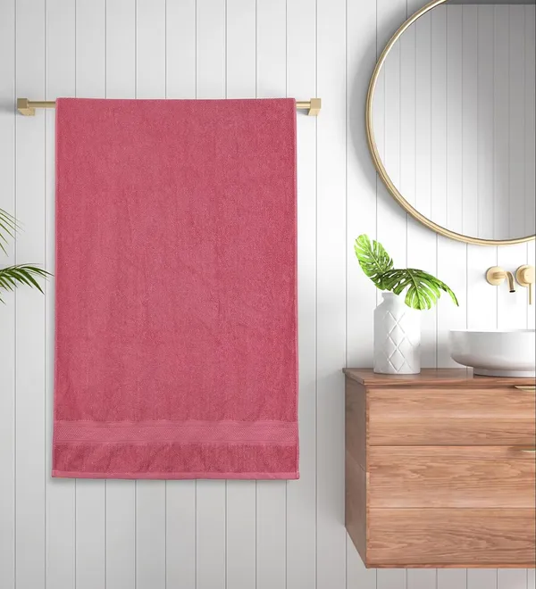 Pink_Cotton_Premium_Towel_For_Bath