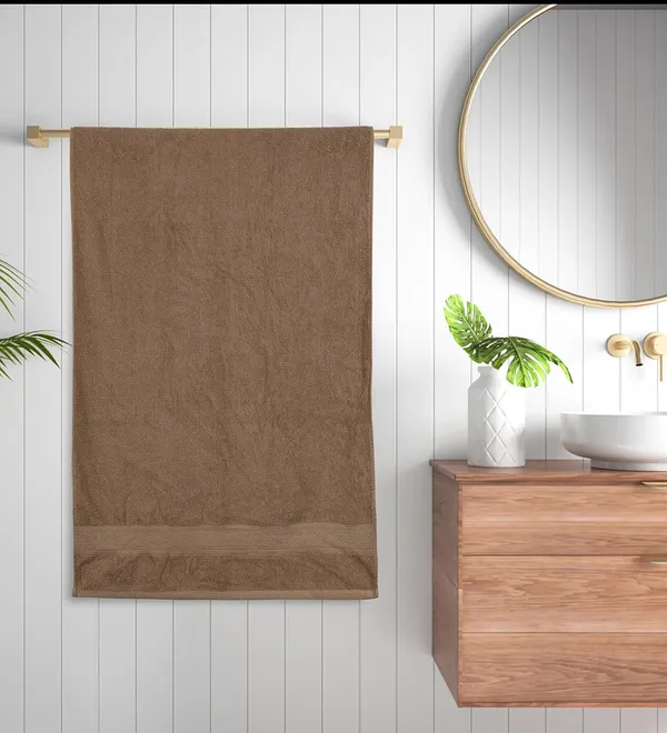 Brown_Cotton_Premium_Towel_For_Bath