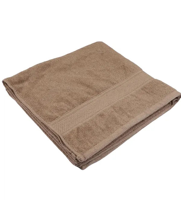 Brown_Cotton_Premium_Towel_For_Bath