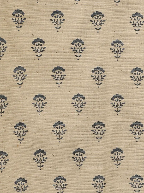 Beige_Single_Long_Door_Curtain_with_Blue_Floral_Print,_Eyelet_Top