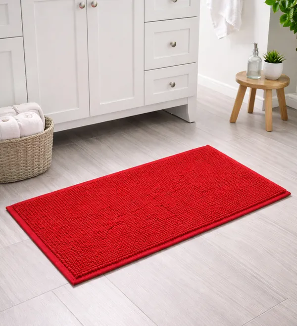Red_Cotton_Premium_Bath_Rugs_For_Bath
