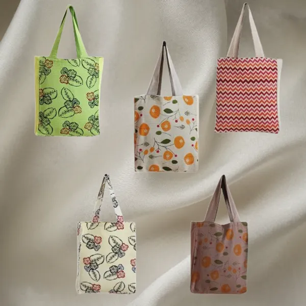 Multicolor_Cotton_Premium_Tote_Bag_For_Kitchen_Use_(Pack_Of_5)