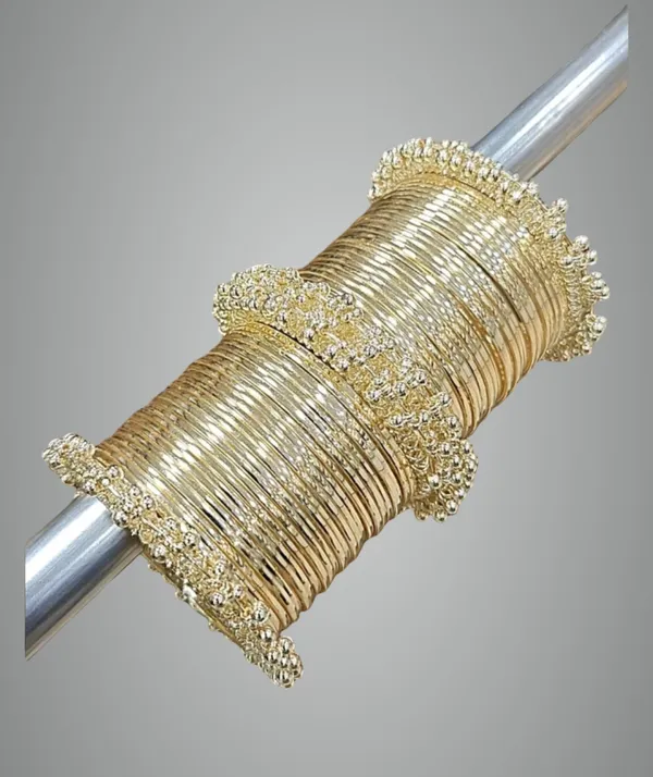 Golden_Ghungroo_Bangles_With_Oxidise_Metal_For_Women