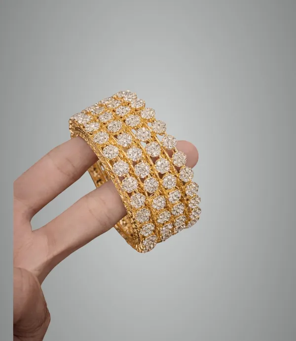 Golden_Metal_Bangles_Pack_Of_4