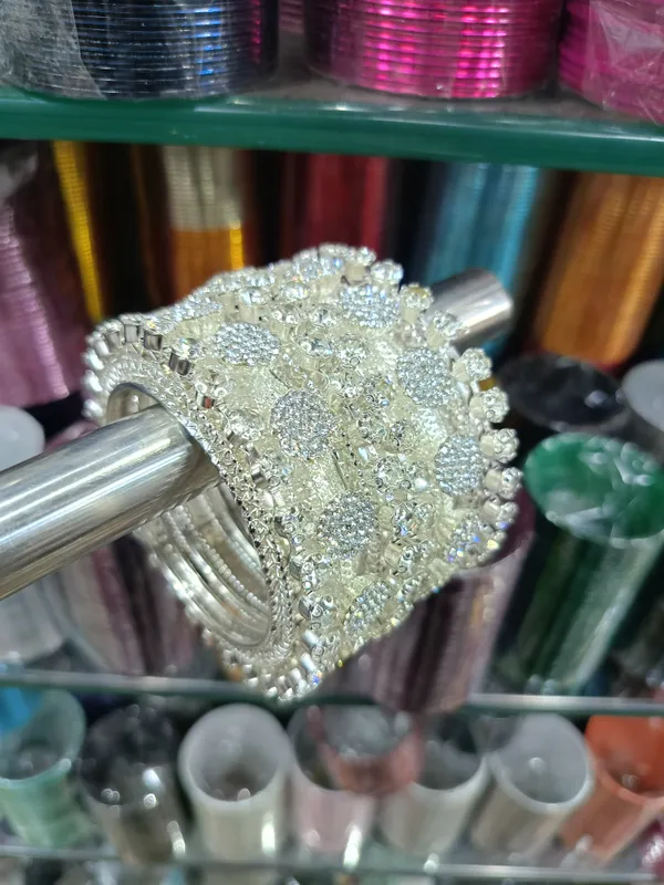 Silver_Zircon_Bangles_Pack_Of_6