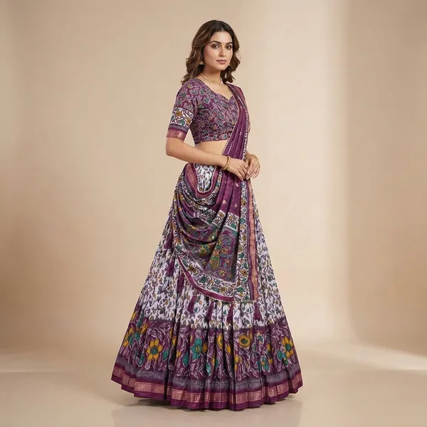 Wine_Dolla_Silk_Premium_&_Traditional_Design_Lehenga_Choli_For_Women
