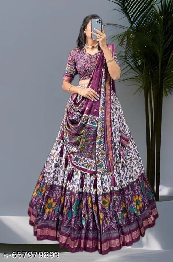 Wine_Dolla_Silk_Premium_&_Traditional_Design_Lehenga_Choli_For_Women