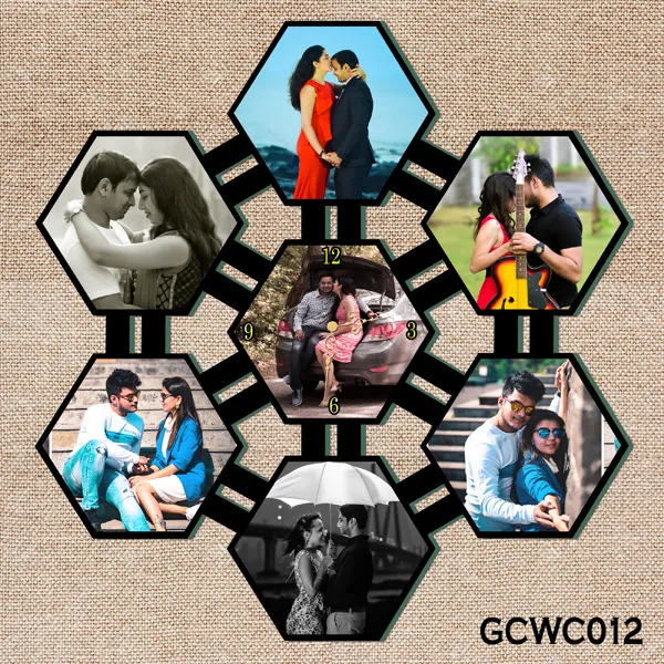 Wood_Personalized_Photo_Wall_Clock_2