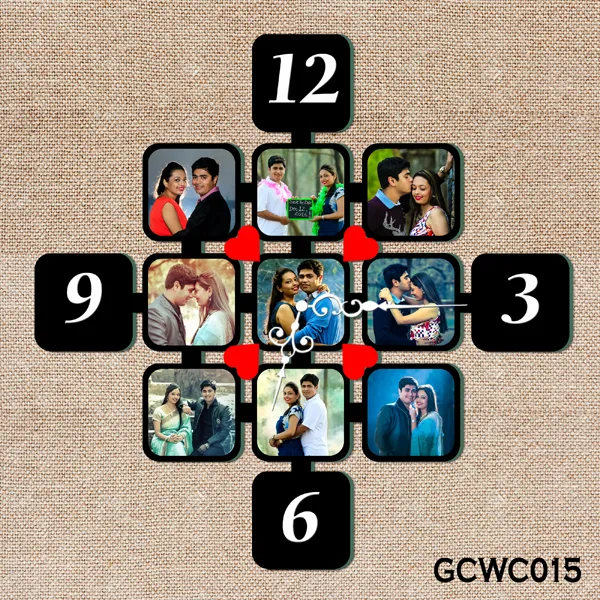 Wood_Personalized_Photo_Wall_Clock_2