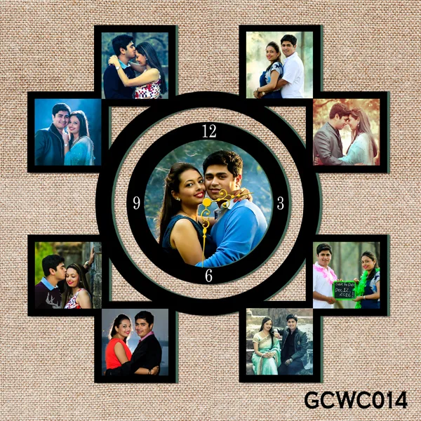 Wood_Personalized_Photo_Wall_Clock_2