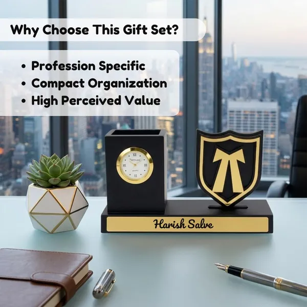 Personalized_Advocate_Pen_Stand_with_Name_&_Clock_|_Wooden_Desk_Organizer_with_Advocate_Emblem_|_Customized_Pencil_Holder_for_Lawyers_|_Office_Desk_Decor_|_Birthday_Gift_for_Advocate