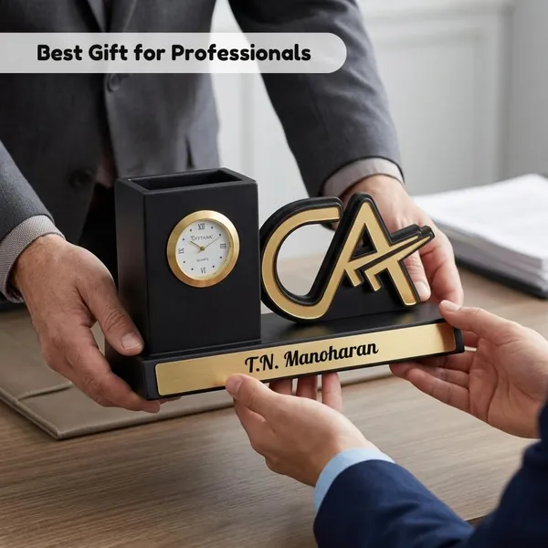 Personalized_CA_Pen_Stand_with_Name_&_Clock,_Wooden_Desk_Organizer_with_Chartered_Accountant_Emblem,_Customized_Pencil_Holder_for_Office_Desk,_Unique_Gift_for_CA,_Birthday_&_Professional_Gift