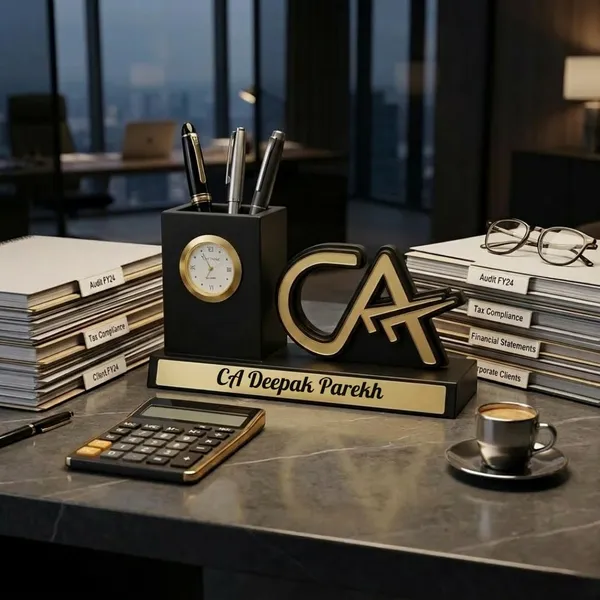 Personalized_CA_Pen_Stand_with_Name_&_Clock,_Wooden_Desk_Organizer_with_Chartered_Accountant_Emblem,_Customized_Pencil_Holder_for_Office_Desk,_Unique_Gift_for_CA,_Birthday_&_Professional_Gift