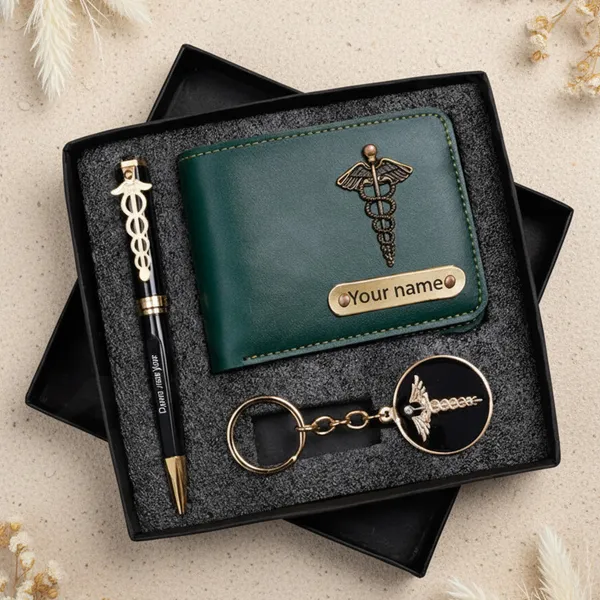 Personalized_Wallet_Pen_&_Key_Chain_Set_For_Doctors