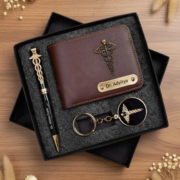 Personalized_Wallet_Pen_&_Key_Chain_Set_For_Doctors