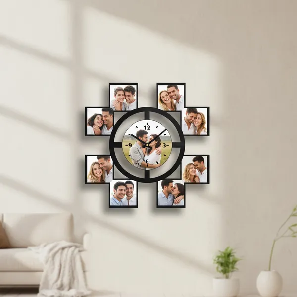 Wood_Personalized_Photo_Wall_Clock_3
