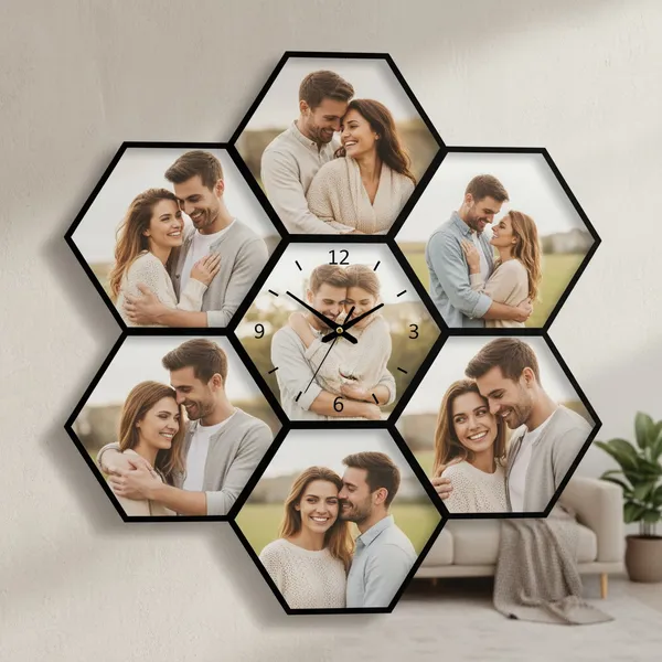 Wood_Personalized_Photo_Wall_Clock_3