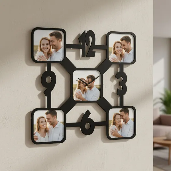 Wood_Personalized_Photo_Wall_Clock_3
