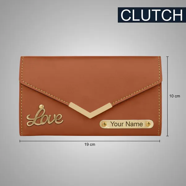 Personalized_Premium_Leather_Clutch_Keychain_&_Chocolate_Gift_Set_For_Women