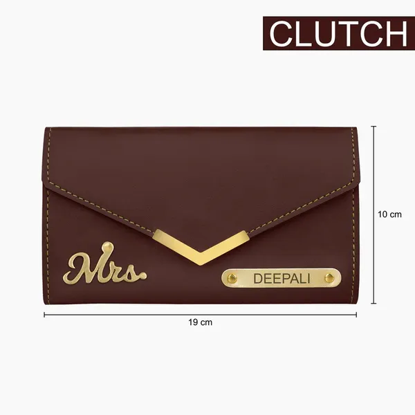 Personalized_Premium_Leather_Clutch_Keychain_&_Chocolate_Gift_Set_For_Women