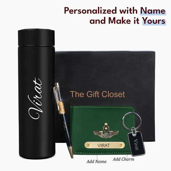 Personalized_Wallet_Key_Chain_Pen_Combo_With_Temperature_Water_Bottle