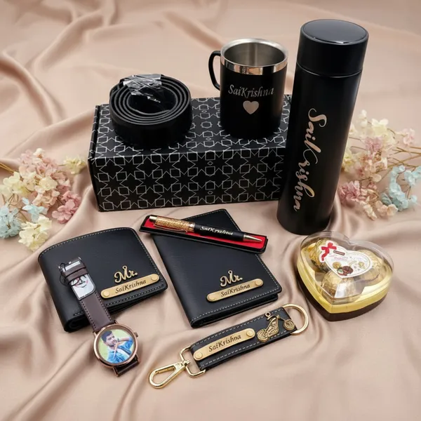 Personalized_Watch_Wallet_Belt_Mug_Gift_Hamper_For_Men