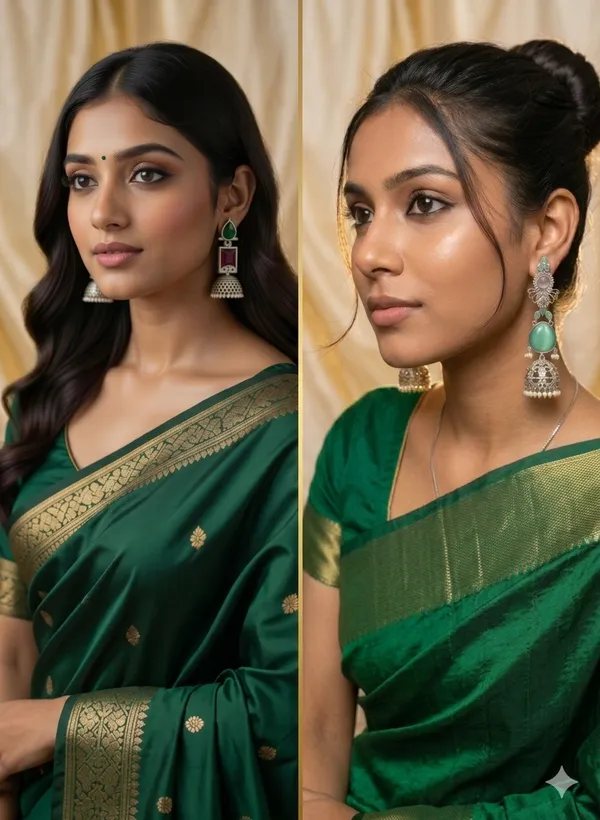 Kaurwaki_And_Mitaali_Jhumki_Earrings_Multicolor_Alloy_With_Plating__(Pack_Of_2)