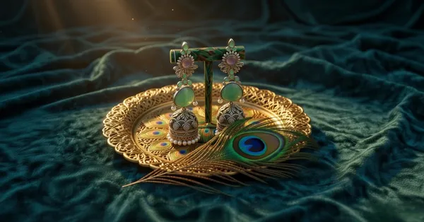 Kaurwaki_And_Mitaali_Jhumki_Earrings_Multicolor_Alloy_With_Plating__(Pack_Of_2)