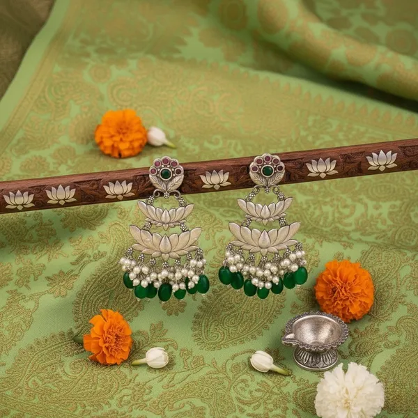Uttara_Earrings_Multicolor_Brass_With_Plating_Dharma_And_Plating__(Pack_Of_2)