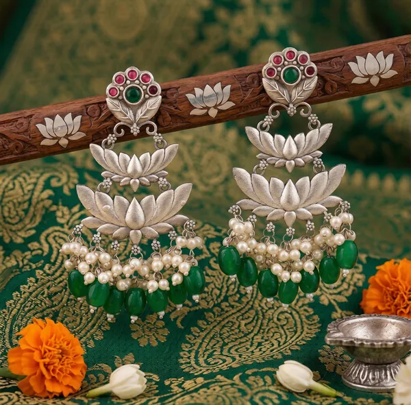 Uttara_Earrings_Multicolor_Brass_With_Plating_Dharma_And_Plating__(Pack_Of_2)