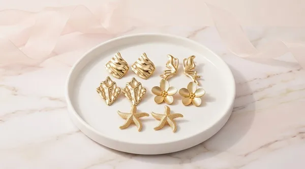 Swarna_Anti_Tarnish_Earrings_Set_Golden_Alloy_With_Anti_Tarnish_Coating__(Set_Of_5)
