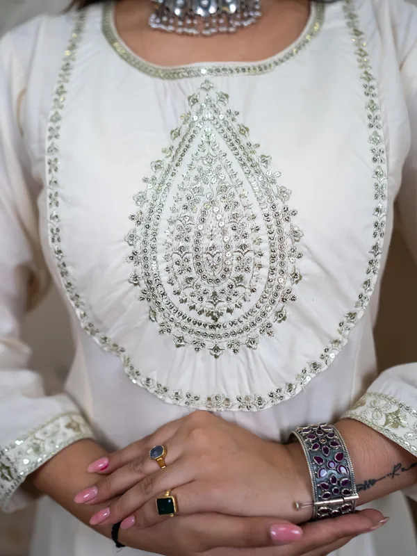 Elegant_White_Embellished_Anarkali_Kurta_Set_With_Dupatta_For_Women