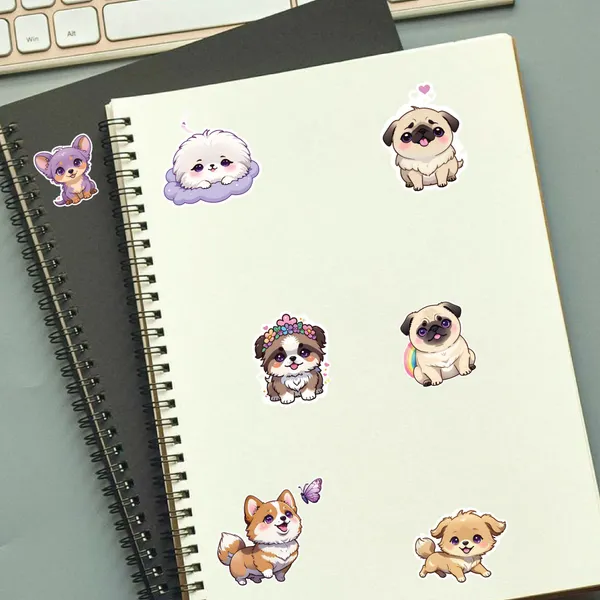 Adorable_Puppy_Dog_Sticker_Pack_-_Cute_Cartoon_Pet_Stickers_for_Decoration